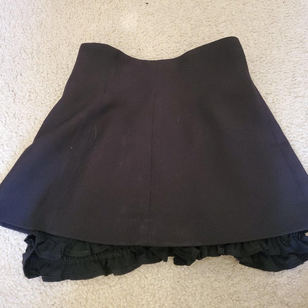 Petite Black Tulip Shorts Womens Small